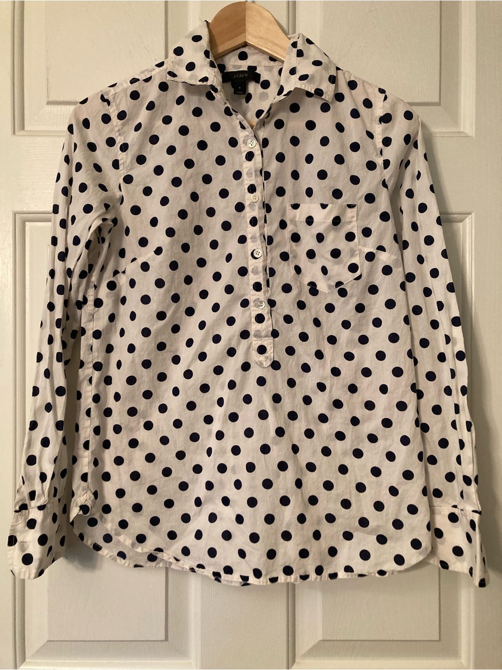 J. Crew Polka Dot Top